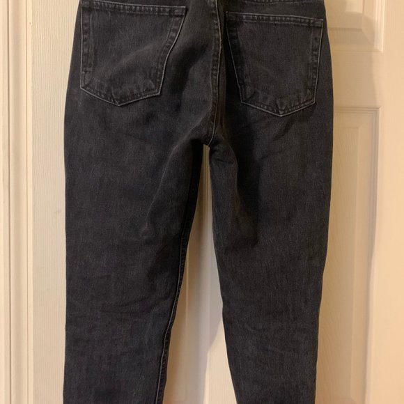 Reformation Julia High Rise Cigarette Jeans Black - Picture 4 of 5